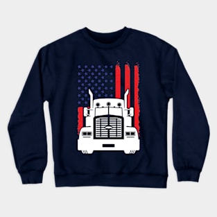 American truck driver Crewneck Sweatshirt